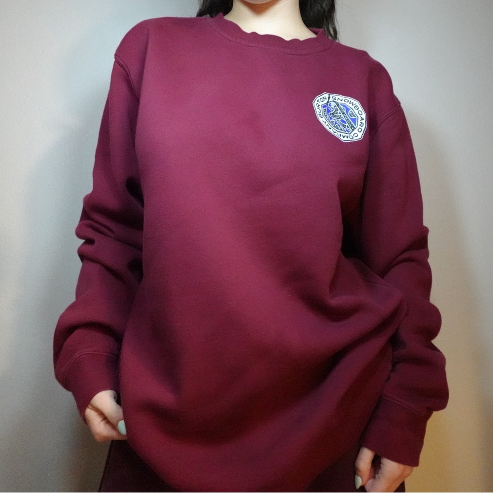 Burton Burgundy crewneck